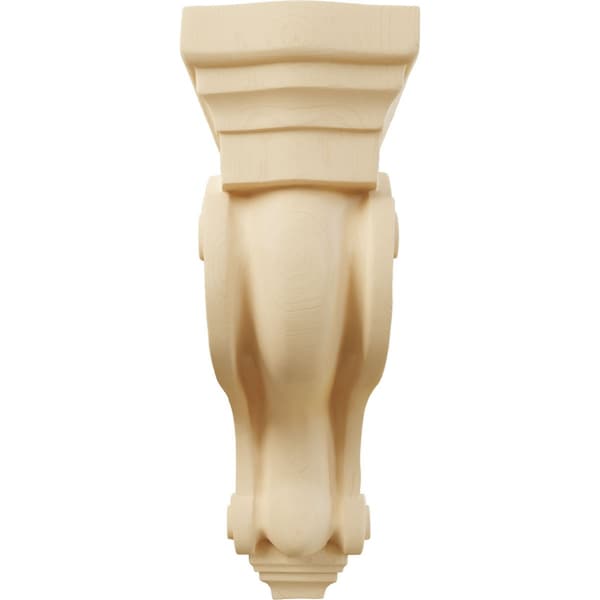 3 3/8W X 6 1/2D X 10 1/2H Los Angeles Hollow Back Corbel, Maple